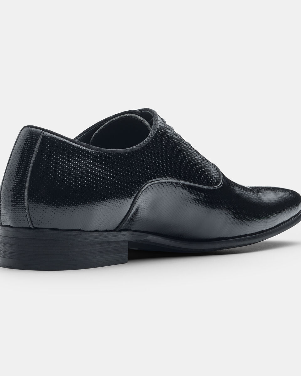 Patent Leather Oxford Dress Shoe, Black, hi-res